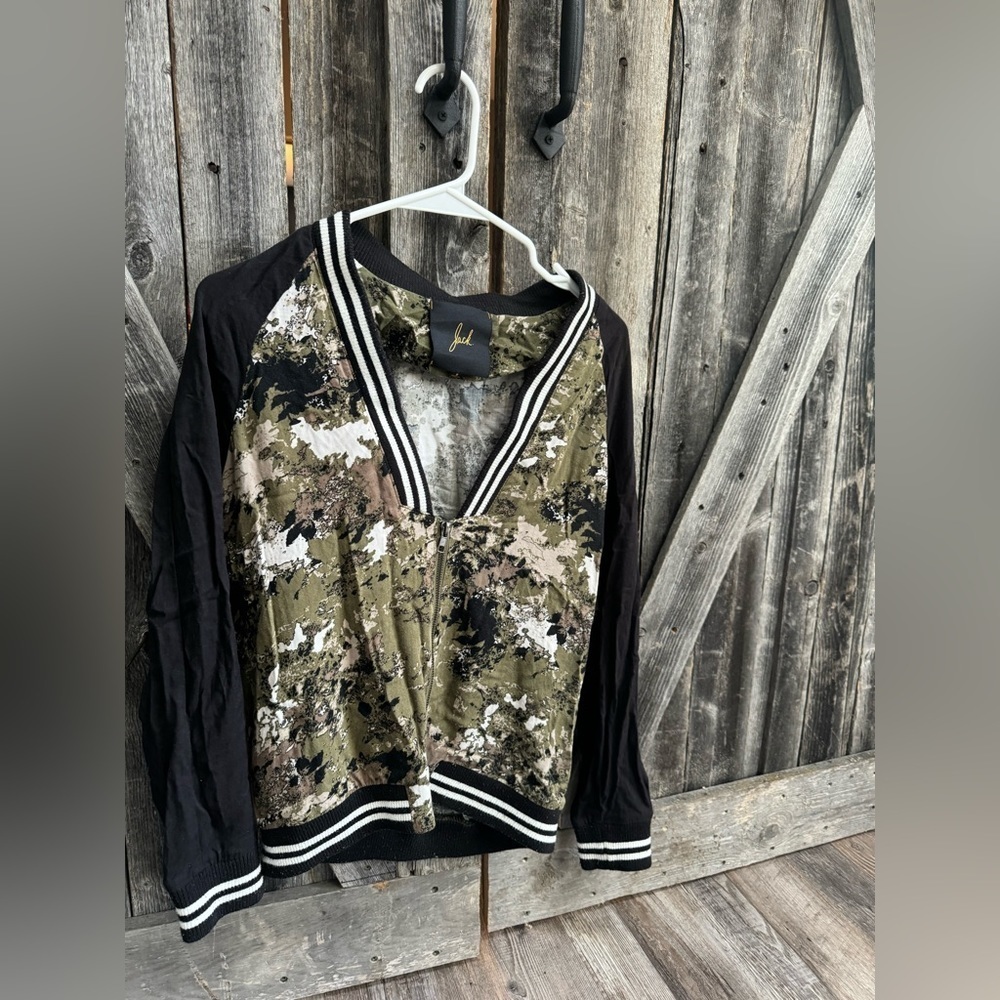 Camo cardigan